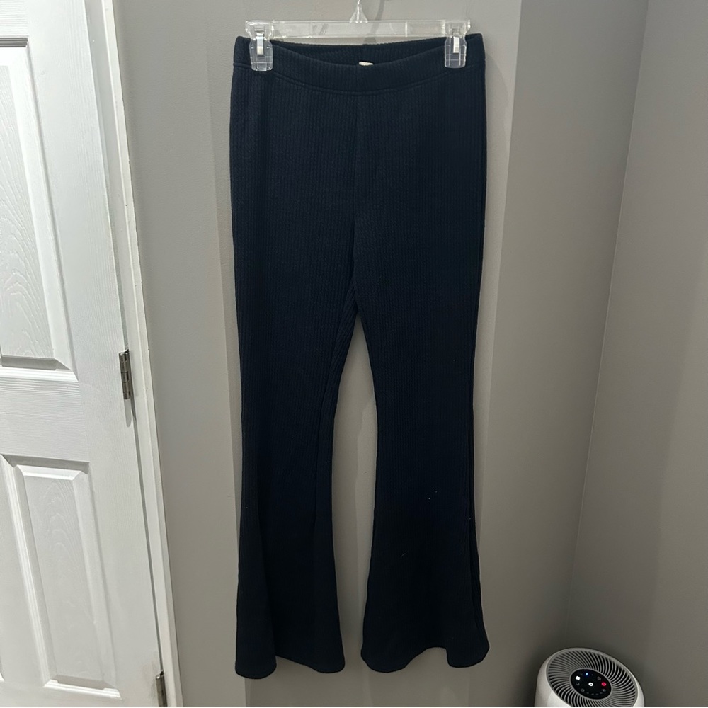 American Eagle Blue Flare Leg Stretchy Pants-Sm
